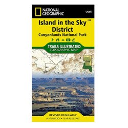 National Geographic 310 Canyonlands Island in the Sky District